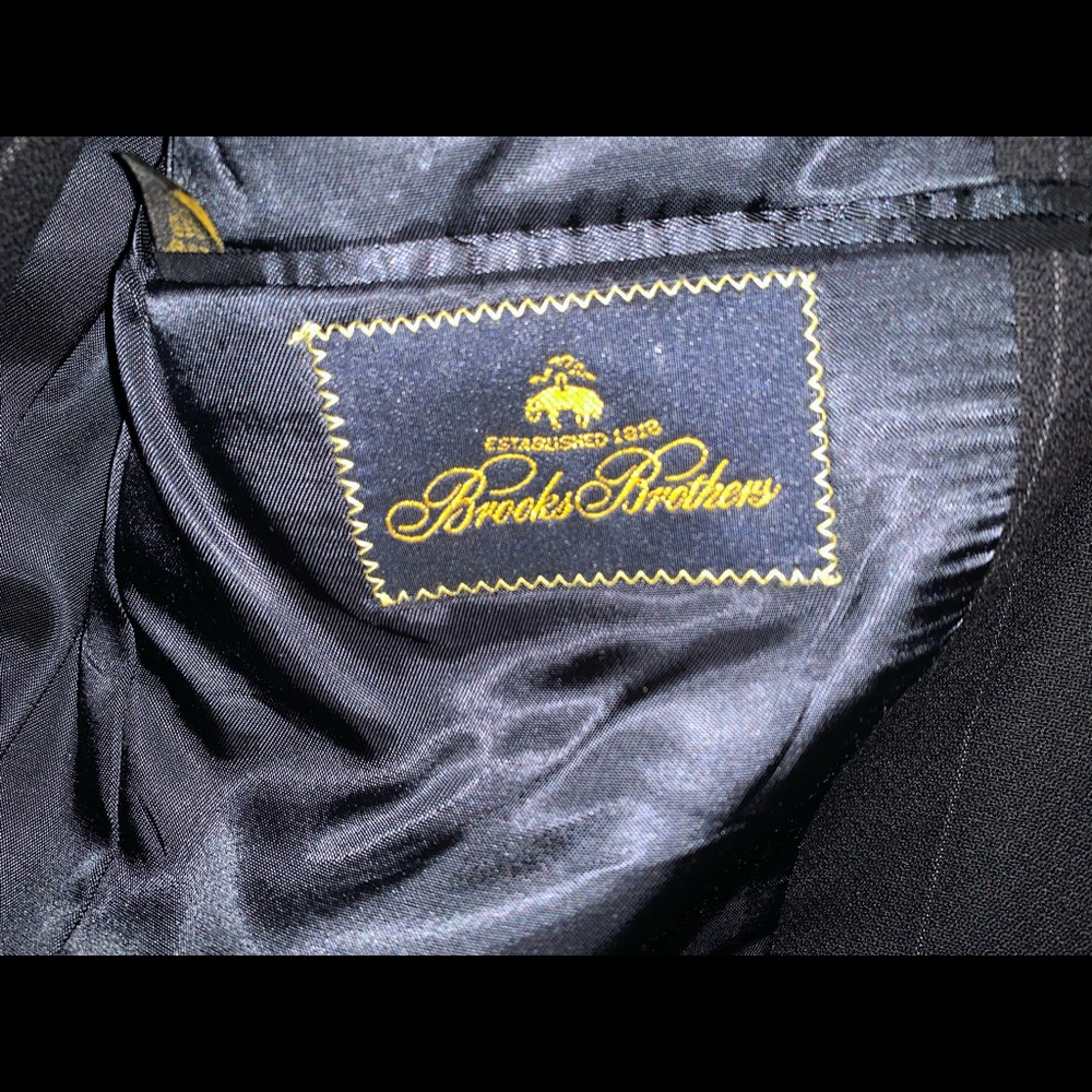 Brooks Brothers Blue Pinstriped Suit